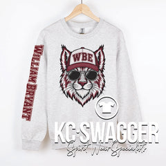 WBE BOBCATS ASH PORT AND CO SWEATSHIRT