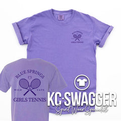 BSHS GIRLS TENNIS VIOLET TEE