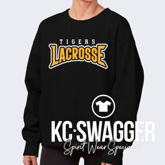 LSHS GIRLS LACROSSE BLACK ENZA LADIES BOXY CREWNECK SWEATSHIRT