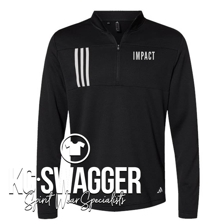 JCI IMPACT BLACK ADIDAS QUARTER ZIP (adult only)