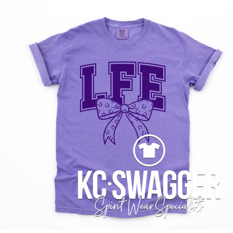 LFE STALLIONS VIOLET COMFORT COLORS TEE