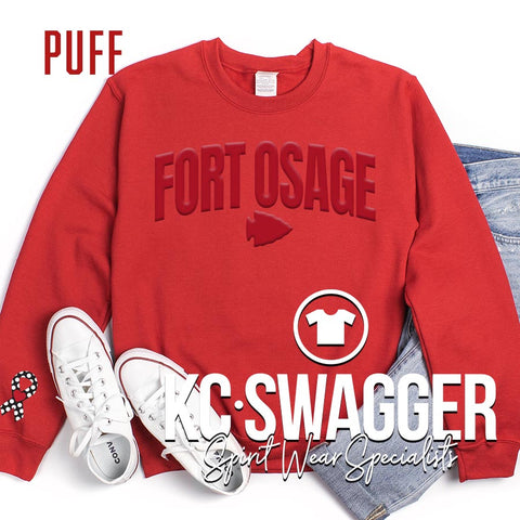 FOSD INDIANS RED GILDAN SWEATSHIRT