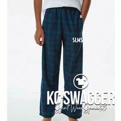 SLMS FALCONS SCOTTISH TARTAN PLAID BOXERCRAFT FLANNEL PANTS