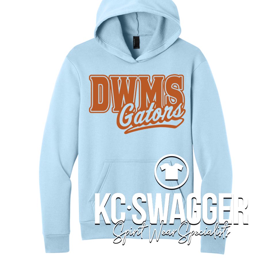 DWMS GATORS ICE BLUE PORT AND CO HOODIE