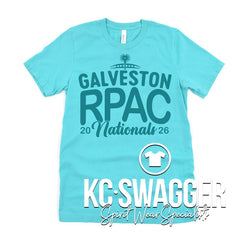 RPAC NATIONALS TEAL BELLA CANVAS TEE