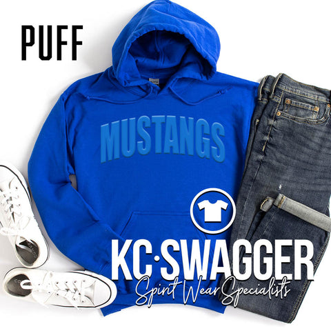 PBE MUSTANGS ROYAL GILDAN HOODIE