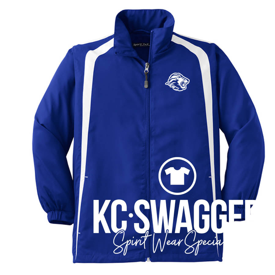 KC EAST LIONS ROYAL SPORT-TEK TRACK JACKET