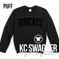 BBE BOBCATS BLACK SWEATSHIRT