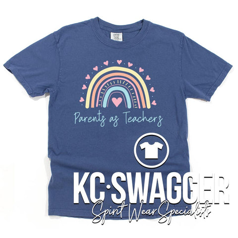 LSR7 PAT CHINA BLUE COMFORT COLORS TEE