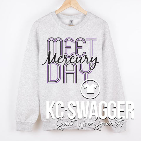 MERCURY GYMNASTICS ASH JERZEES SWEATSHIRT