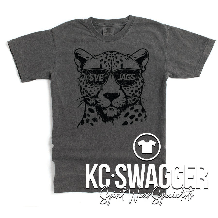 SVE JAGUARS PEPPER COMFORT COLORS TEE