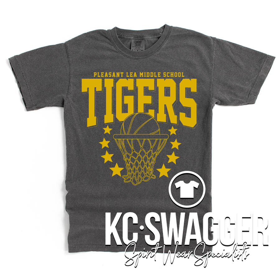 PLMS GIRLS BASKETBALL PEPPER COMFORT COLORS TEE