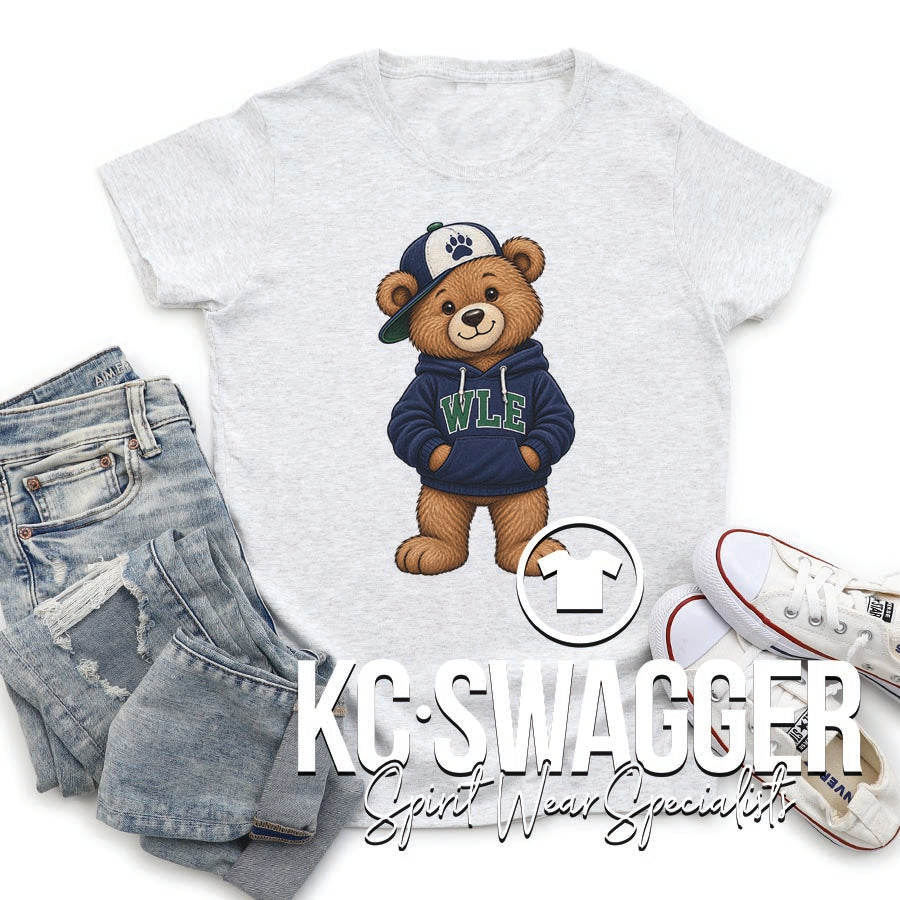 WLE BEARS ASH NEXT LEVEL TRIBLEND TEE