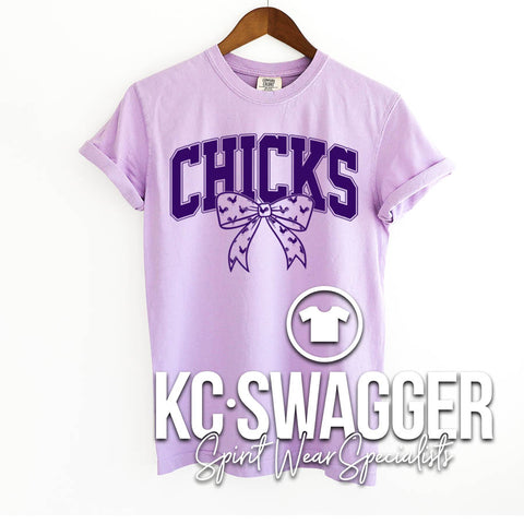 PH ROOSTERS (CHICKS) ORCHID COMFORT COLORS TEE