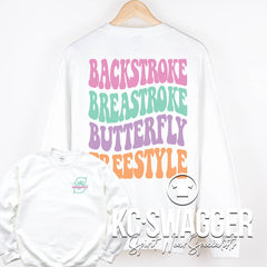 BSSHS GIRLS SWIM AND DIVE WHITE SWIM GILDAN SWEATSHIRT