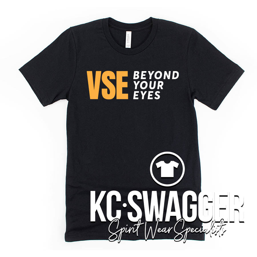 VISION SOURCE EYECARE VSE BLACK BELLA CANVAS TEE