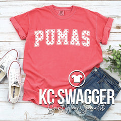 SPE PUMAS WATERMELON COMFORT COLORS TEE