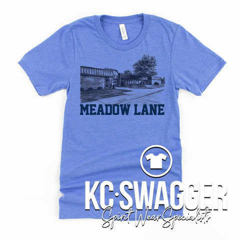 MLE BENGALS HEATHER CO BLUE BELLA CANVAS TEE