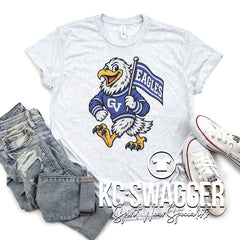 GVME EAGLES ASH NEXT LEVEL TRIBLEND TEE