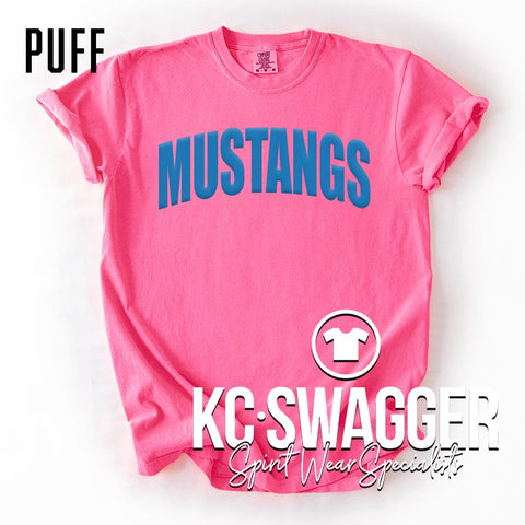 FSE MUSTANGS CRUNCHBERRY COMFORT COLORS TEE