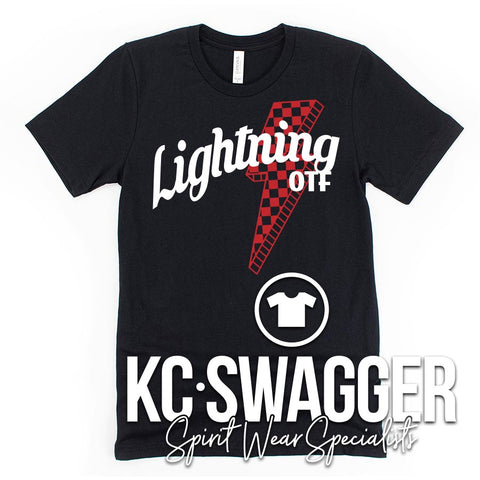 OTF LIGHTNING BLACK TEE