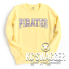 KTE PIRATES BUTTER COMFORT COLORS SWEATSHIRT