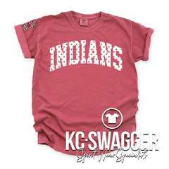 FOSD INDIANS CRIMSON COMFORT COLORS TEE