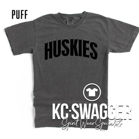 MRMS HUSKIES PEPPER COMFORT COLORS TEE
