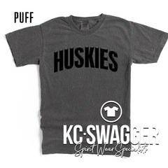 MRMS HUSKIES PEPPER COMFORT COLORS TEE