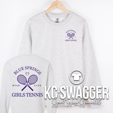 BSHS GIRLS TENNIS ASH SWEATSHIRT