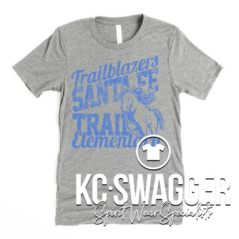 SFT TRAILBLAZERS ATHLETIC HEATHER BELLA CANVAS TEE