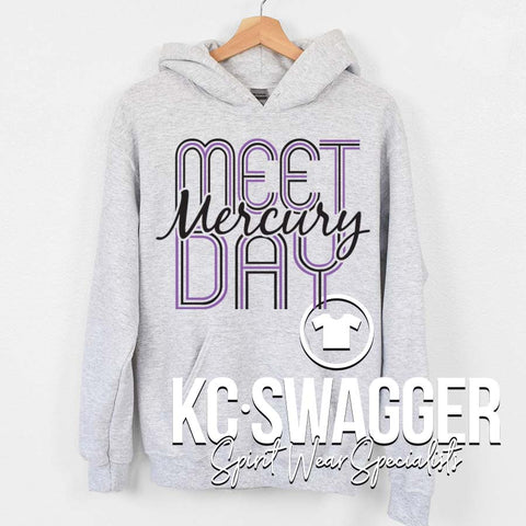 MERCURY GYMNASTICS ASH JERZEES HOODIE
