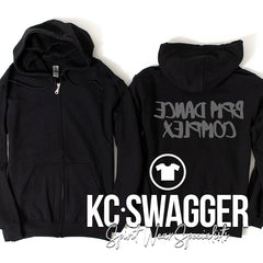BPM DANCE BLACK GILDAN FULL ZIP HOODIE