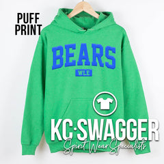 WLE BEARS IRISH GREEN HOODIE