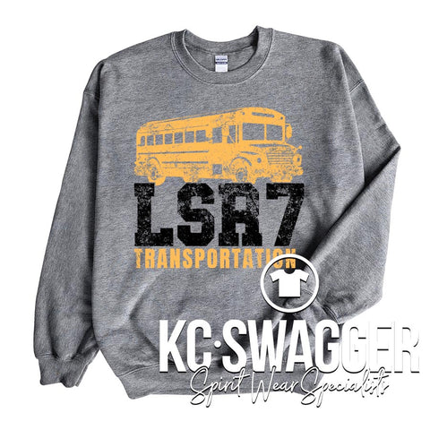 LSR7 TRANSPORTATION GRAPHITE SWEATSHIRT