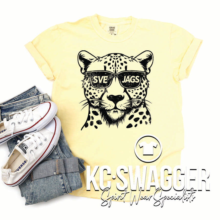 SVE JAGUARS BUTTER COMFORT COLORS TEE