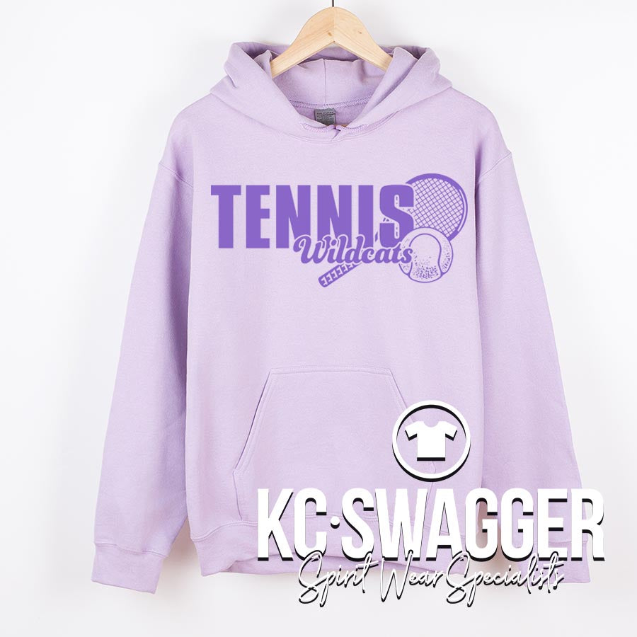BSHS GIRLS TENNIS ORCHID GILDAN HOODIE