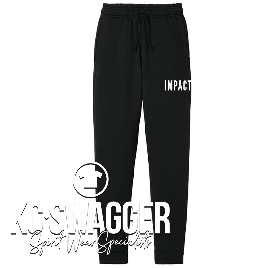 JCI IMPACT BLACK FLEECE JOGGERS