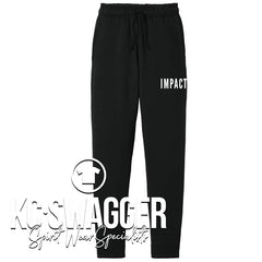 JCI IMPACT BLACK FLEECE JOGGERS