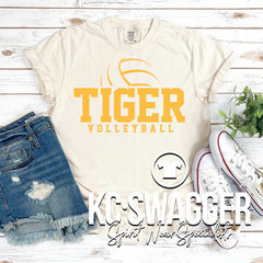 PLMS VOLLEYBALL IVORY COMFORT COLORS TEE