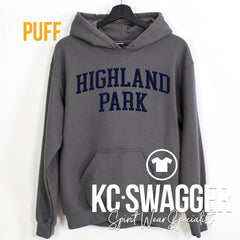 HPE HUSKIES SOLID CHARCOAL HOODIE