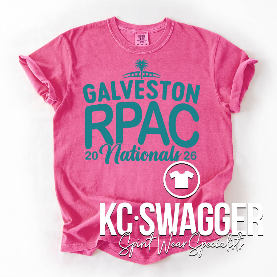 RPAC NATIONALS CRUNCHBERRY COMFORT COLORS TEE