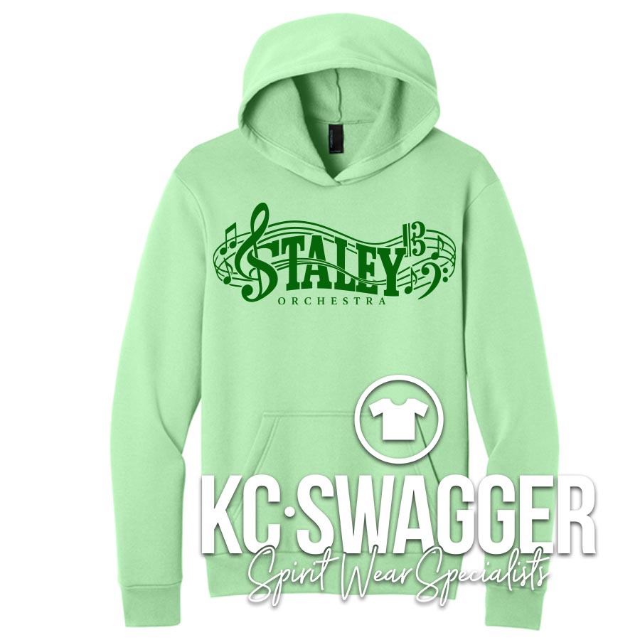 SHS ORCHESTRA SPEARMINT PORT AND CO EASY FLEECE HOODIE