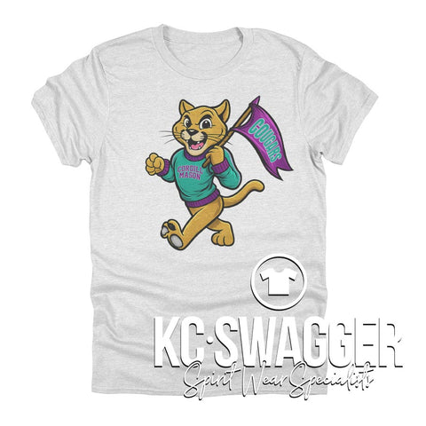 CME COUGARS ASH NEXT LEVEL TRIBLEND TEE