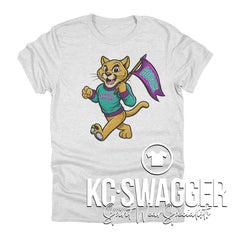 CME COUGARS ASH NEXT LEVEL TRIBLEND TEE