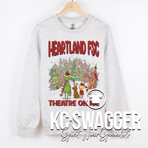 HEARTLAND FIGURE SKATING ASH JERZEES SWEATSHIRT