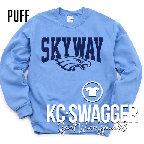 SKYWAY EAGLES CO BLUE PORT AND CO SWEATSHIRT