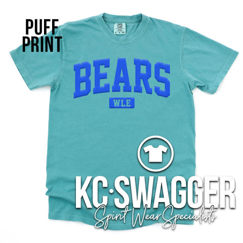 WLE BEARS SEAFOAM COMFORT COLORS TEE
