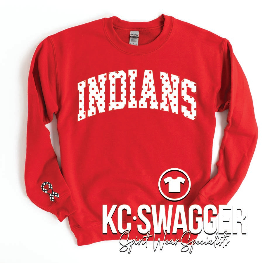 FOSD INDIANS RED PORT AND CO SWEATSHIRT