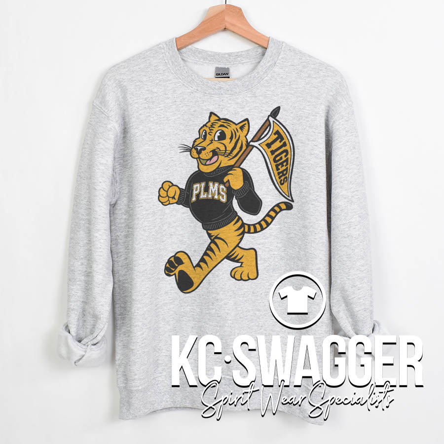 PLMS TIGERS ASH PORT AND CO SWEATSHIRT